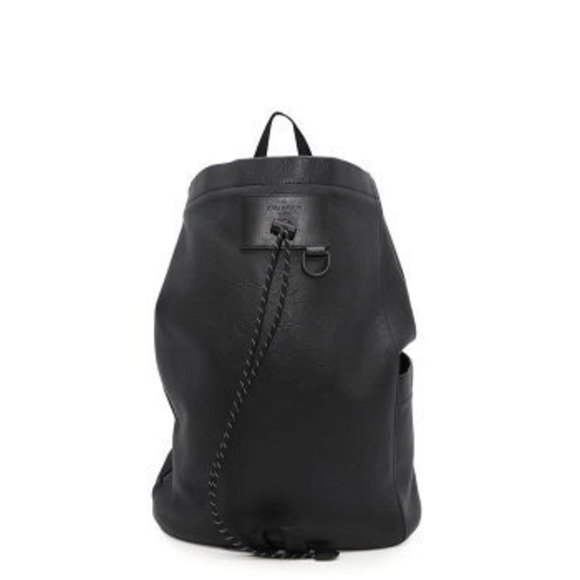 Louis Vuitton Monogram Shadow Black Chalk Backpack Black Bag Men - Picture 1 of 8
